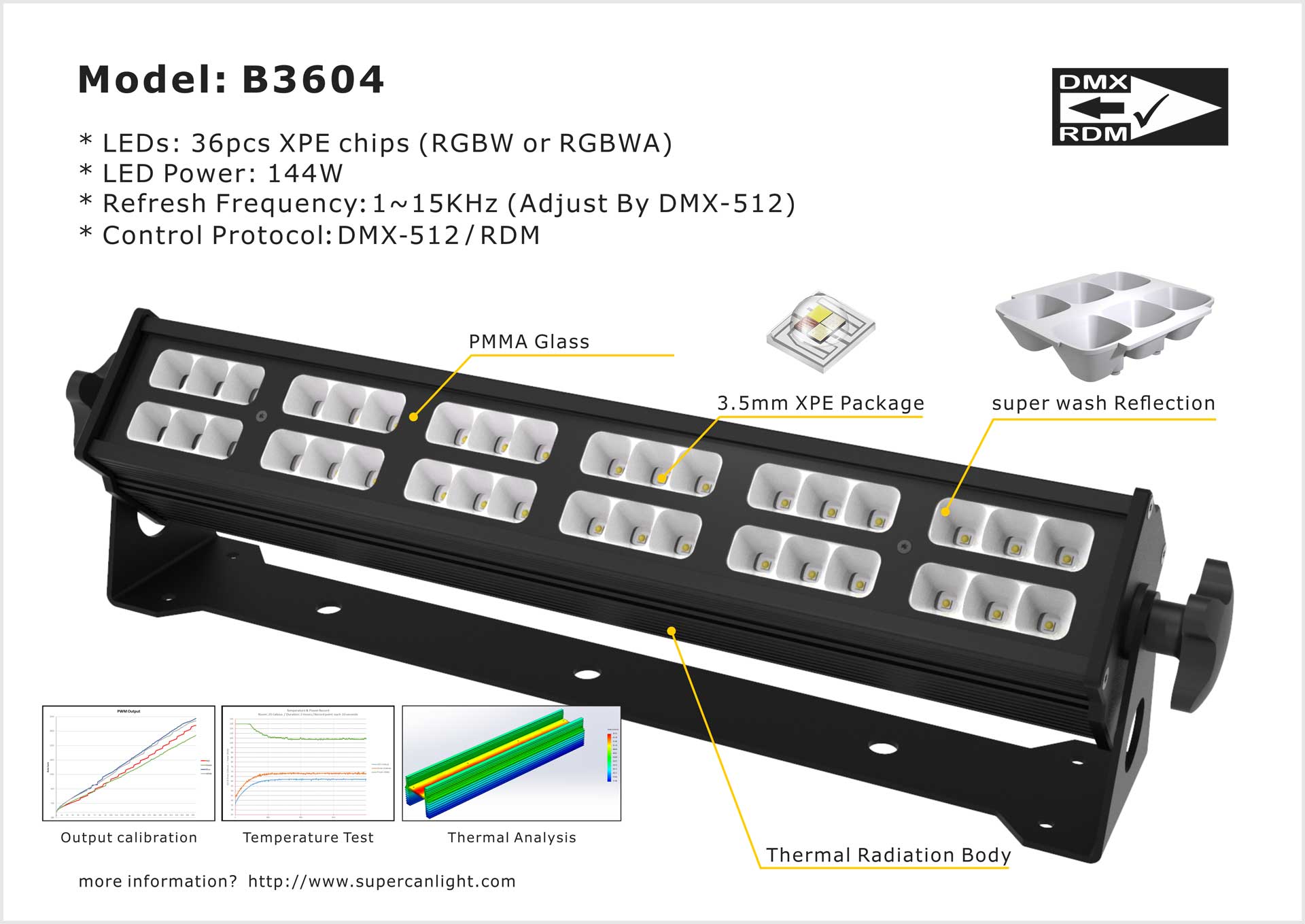 Stage LED BAR B3604